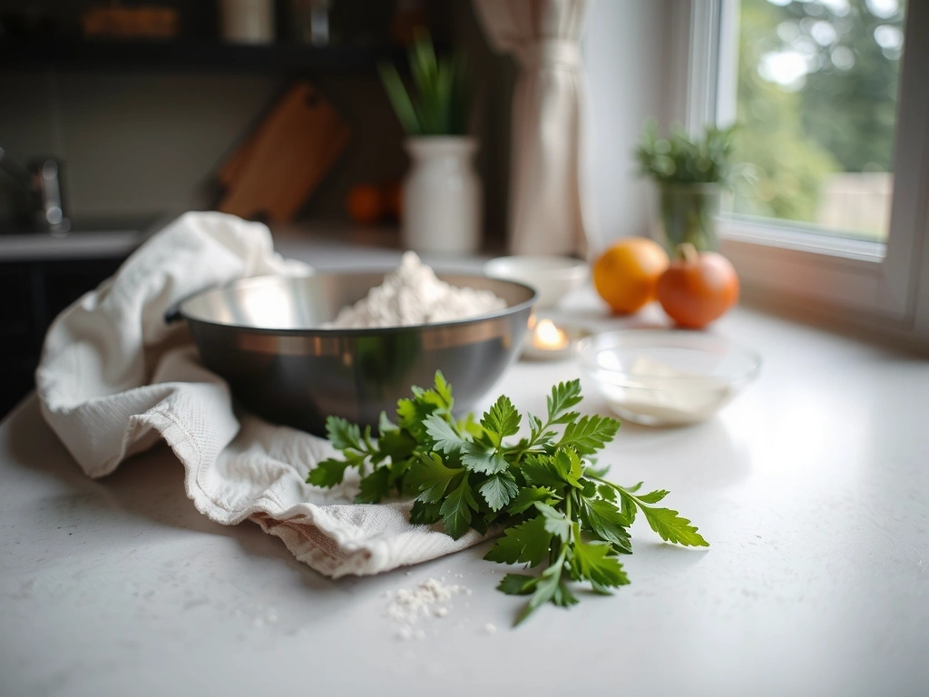 Vorbereitung in der Küche